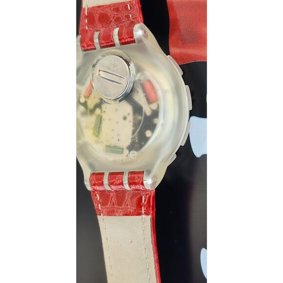 Swatch Chronograph watch LILLIBETH SBK104 1994 Aquachrono New old stock - Picture 7 of 10